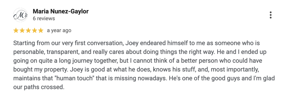 Misty Buys Houses 5-Star Reviews